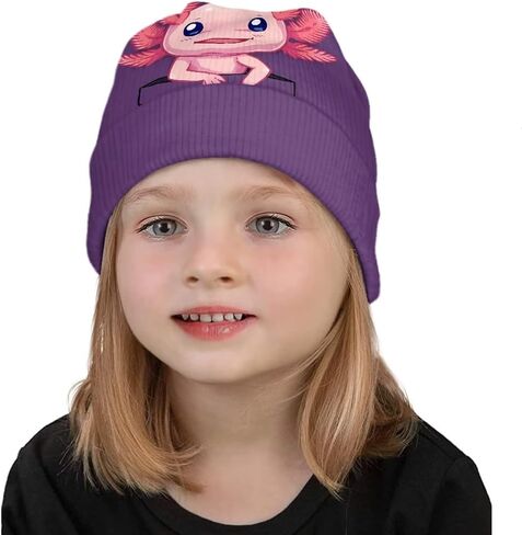 JEOCODY Stocking Hats for Kids Children Slouchy Cable Knit Toddler Skull Hat in Saudi Arabia
