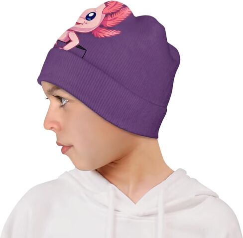 JEOCODY Stocking Hats for Kids Children Slouchy Cable Knit Toddler Skull Hat in Saudi Arabia