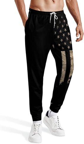 Siagua Retro 80s 90s Sweatpants Outfit Costumes Pants for Men Jogger Graphic Sport Workout Track Pants in Saudi Arabia