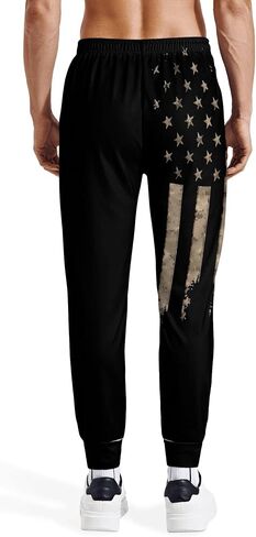 Siagua Retro 80s 90s Sweatpants Outfit Costumes Pants for Men Jogger Graphic Sport Workout Track Pants in Saudi Arabia