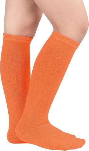 Durio Toddler Kids Soccer Socks Striped Sport Soccer Socks for Boys Girls Cotton Toddler Knee High Tube Socks for kids in Saudi Arabia