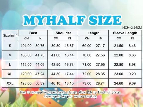 Easter Shirts Women Funny Bunny Eggs Button Down Shirt Cute Rabbit Graphic Tees V Neck Short Sleeve Holiday Tops in Saudi Arabia