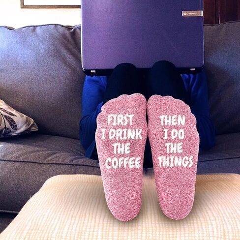 ANOTION Novelty Socks - Fun Socks Gifts for Women Valentines Gifts for Her White Elephant Gifts Funny Funny Birthday Gifts in Kuwait