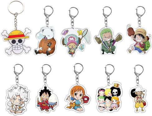 FLOWER OF LIFE INC Anime Keychain One Pirate Skull Piece in Saudi Arabia