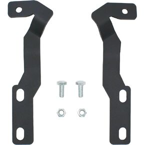 LED Light Pod Metal Hood Hinge Ditch Mount Bracket Kit Hood Light Brackets Compatible with Toyota Tacoma 2016-2021 - Black