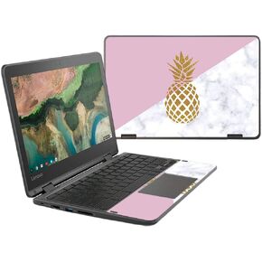 غلاف MightySkins متوافق مع Lenovo 300e Chromebook 11.6" (2018) - أناناس جميل | غطاء ملتف من الفينيل واقٍ ومتين وفريد ​​من نوعه | سهل التطبيق والإزالة | صنع في الولايات المتحدة الأمريكية