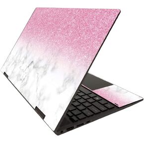 MightySkins Skin for HP Envy x360 15" (2020) - Marble Glitz | Protective, Durable, and Unique Vinyl Decal wrap Cover | Easy to Apply, Remove, and Change Styles | Made in The USA