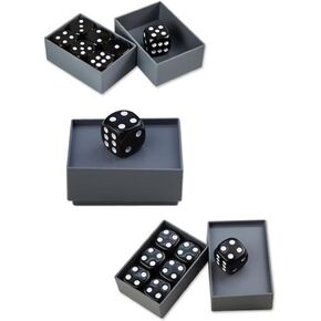 السحر 2 قطعة النرد معجزة سحرية التنبؤ النرد القدرة النرد الوهم السحري النرد الدعائم السحرية المقربة (6 سم × 4 سم × 2.8 سم) in Kuwait