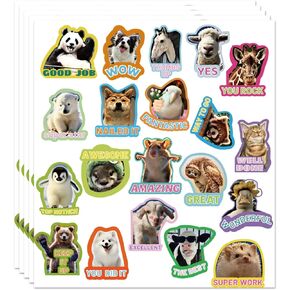 600Pcs Teacher Reward Stickers for Students Funny Reward Stickers for Kids Motivational Class Rewards Cute Incentive Stickers