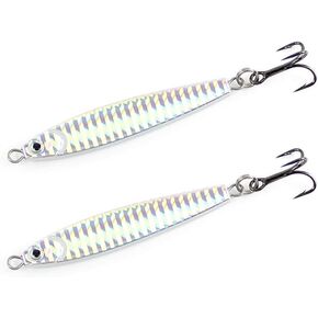 Clarkspoon Stick Jig 2 Pack Bonito Albies Bluefish Mullet والمزيد