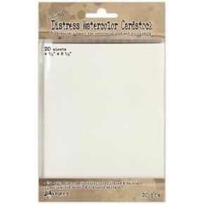 Ranger Inks (2-Pack) Distress Watercolor Cardstock 20 Pack 4.25 inch x 5.5 inch TDA39549