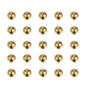 80pcs 7/32" Precision Solid Brass Bearing Balls for Bearings Valves Decoration