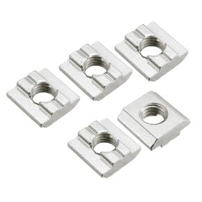 uxcell Slide in T-Nut, M8 Threaded for 3030 Series Aluminum Extrusions Profile, Pack of 12