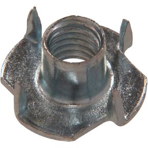 44758 M8 x 11 x 22 Metric Tee Nut Pronged, 8-Pack