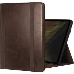 TORRO Case Compatible with iPad Pro 13" (2024) – Premium Leather iPad Pro 13" M4 Case with Stand Function, Apple Pencil Connectivity and Wake/Sleep Function (Black)