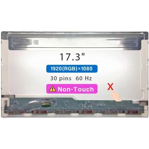 Screen Replacement N173HGE-E11 for ASUS Rog GL752 GL752V GL752VW GL752VW-DH71 17.3" FHD 1920x1080 30 pin LCD Non-Touch Screen Display Panel