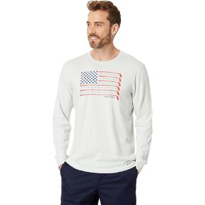 Life is Good Golf Flag Long Sleeve Crusher-Lite™ Tee