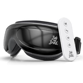 BOB AND BRAD Eye Massager FSA/HSA Eligible, EyeOasis 2 Plus - Eye Massager for Migraines with Remote, Heat, Compression, Music, Heated Eye Massage Mask for Dry Eyes Relief, Improve Sleep, Ideal Gifts