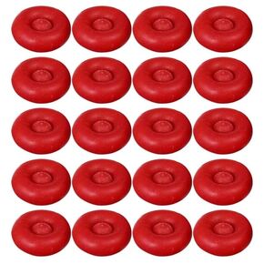 20Pcs Red Adhesives Sealers Caulk Tip Covers Caulk Cap for Seal Caulking Tubes,Protective Cover Hardware Caulk Saver Sealer Caps Nozzle Sealant Protective Cover Throttling, Sealants and Lubricants