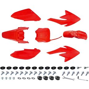 طقم مصدات بلاستيكية من PRO BAT 7 قطع CRF 70 CRF70 125cc Apollo Dirt Pit Bike، أبيض
