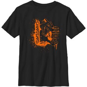 Pokemon Kids Charizard Graffiti Boys Short Sleeve Tee Shirt