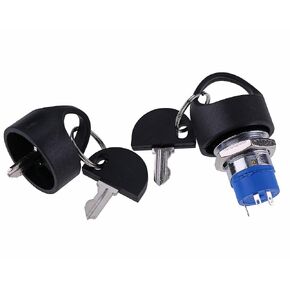JEENDA Ignition Starter On Off Switch Lock with Easy Pull Key Compatible with Pride Victory Revo S66 S67 GoGo Elite Traveller Mobility Electric Scooter 4 Wheels Power Chairs