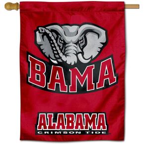 Alabama Crimson Tide House Flag Banner