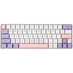EPOMAKER EP64 60% Mechanical Keyboard, Wireless Gaming Keyboard, 2.4GHz/Bluetooth 5.0/USB-C Custom Keyboard, Hot Swappable, NKRO, Programmable wtih Dye-sub PBT Keycap for Mac/Win (Mulan Switch)