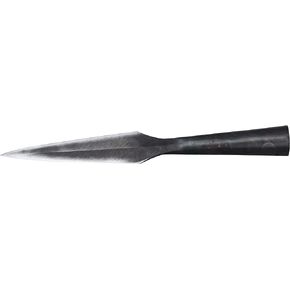 Hand Forged Viking Iron Spearhead - Medieval Jawline Viking Throwing Spearpoint Warrior, Double Side Blade