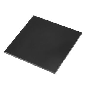 6 x 6 Inch UHMW Polyethylene Sheets, 5/32 Inch Thick Ultra High Molecular Weight Black Plastic Sheet [for Home, Industrial]
