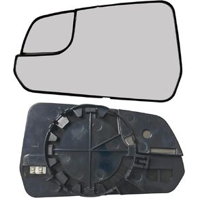 Front Left Driver Side View Mirror Heated Glass Compatible with Ford Mustang 2015-2020 Replace FR3Z17K707T