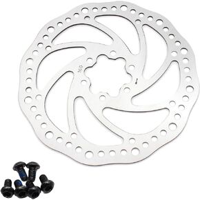 160mm Bike Disc Brake Rotor Bike Rotors with 6 Bolts Stainless Steel Bicycle Rotors Fit for MTB Mountain Road Bicycle BMX, DSPZXC001