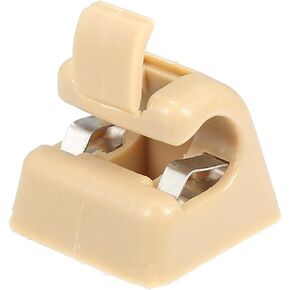 uxcell 2pcs Sun Visor Support Clip Retainer for Mercedes-Benz W201 190 Class 1982-1993 No.A12681000128412 Sun Visor Support Clip Holder Bracket Hanger Plastic Beige Anti Vibration