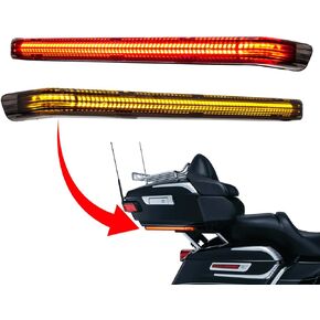 Eagle Lights Tour Pak Auxiliary LED Brake, Tail, and Turn Signal Lights for Harley Davidson Motorcycles (1999-2013 Models)