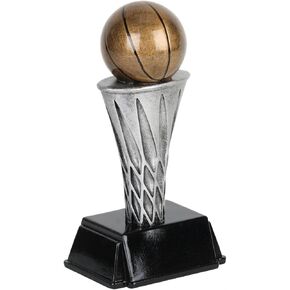 Decade Awards World Class Basketball Tower Trophy- 6 or 8 Inches Tall | Basketball Trophy - Engraved Plate on Request