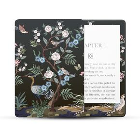 MightySkins Skin Compatible With Amazon Kindle Paperwhite 5 6.8-inch 11th Gen (2021) Full Wrap - Asian Fabric | Protective, Durable, and Unique Vinyl Decal wrap cover | Easy To Apply | Made in the USA