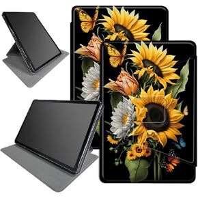 Military Camouflage Flag Case for All-New 6.8" Kindle Paperwhite (11th Generation-2021) and Kindle Paperwhite Signature Edition, 360 Degree Rotating Folding Stand Case with Auto Sleep/Wake