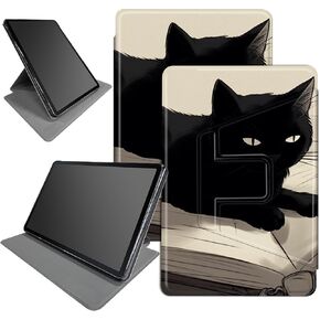 حافظة علم عسكري مموه لجهاز Kindle Paperwhite الجديد مقاس 6.8 بوصات (الجيل الحادي عشر - 2021) وإصدار Kindle Paperwhite المميز، حافظة حامل قابلة للطي تدور 360 درجة مع خاصية النوم/الاستيقاظ التلقائي