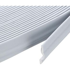 PATIKIL 16.4Ft Weather Stripping Door Seal, PU Foam Self Adhesive Soundproof Door Weather Stripping for Bottom & Side of Large Gap Door Frame Sealer Window Insulation, White