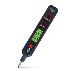12V-300V AC Voltage Tester/Non-Contact and Contact Voltage Pen Tester, Live/Null Wire Tester, Wire Breakpoint Finder with LCD Display and Buzzer Alarm, Highly Sensitive Induction