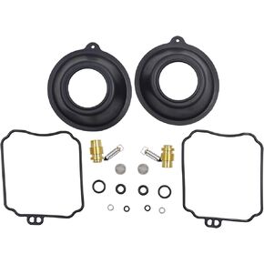 AHL Motorcycle Carburetor Repair Kit for Yamaha V-Star 650 XVS650 Custom 1998-2016/V-Star 650 XVS650A Classic 1998-2016/V-Star 650 XVS650AT Silverado 2002-2010/650 XVS650 Midnight Custom 2006-2010