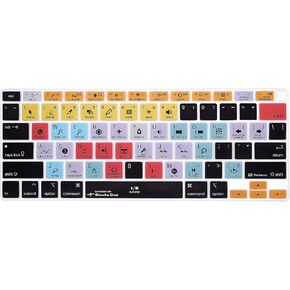 HRH Ultra Thin Final Cut Pro X Shortcut Hotkey Silicone Keyboard Cover Skin for MacBook Air 13 Inch 2020 with Touch ID (MODLE A2179 and A2337 M1 Chip,US Layout) Keyboard Accessories Protector