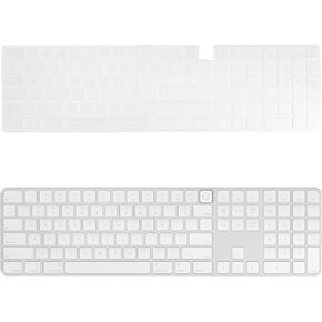 co2CREA Protector Skin Compatible with Apple Magic Keyboard w/Touch ID Numeric Keypad A2520 Ultra Thin Full Size Keyboard Cover