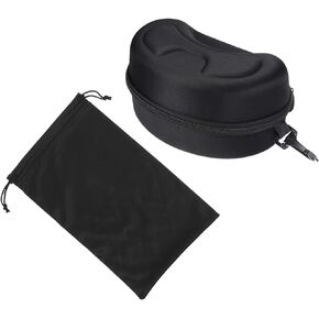 PATIKIL Snow Goggle Bag & Cases EVA Glass Case with Microfiber Ski Goggles Pouch for Eyeglass Sunglasses
