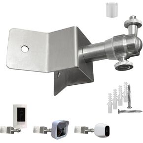 WiTi دعامة مضادة للصدأ للكاميرا الآمنة، حامل زاوية الجدار الخارجي مع وصلة كروية 1/4 لكاميرا مراقبة بطارية WiFi، سهلة التركيب لزاوية الجدار الخارجية زاوية رؤية أوسع in Kuwait