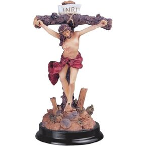 ICE ARMOR Jesus Nailed On The Cross 5" H Wall Cross Crucifix Holy Statue Religious Decoration Figurine