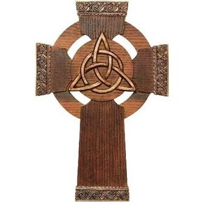 Abbey Gift Trinity Treasures Cross، أصفر (55260T)، 6.13 × 9.25 in Kuwait