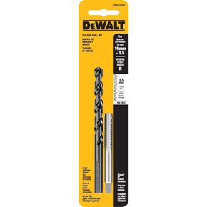 DeWalt Drill TAP Set, 10MM-1.50 THRD 2PC