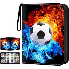 Baseball Card Binder with Sleeves,9-Pocket Trading Card Holder Card Collectors Album Hold Up to 900 Cards,Card Folder For Baseball Football Basketball Sport Trading Cards,TCG,MTG,PTG Games
