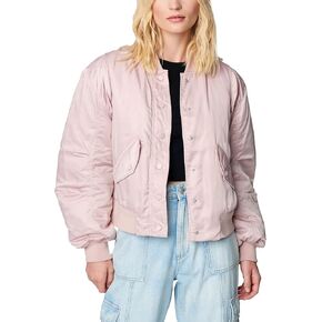 [BLANKNYC] Womens Luxury Clothing Bomber Jacket, Comfortable & Stylish Coat